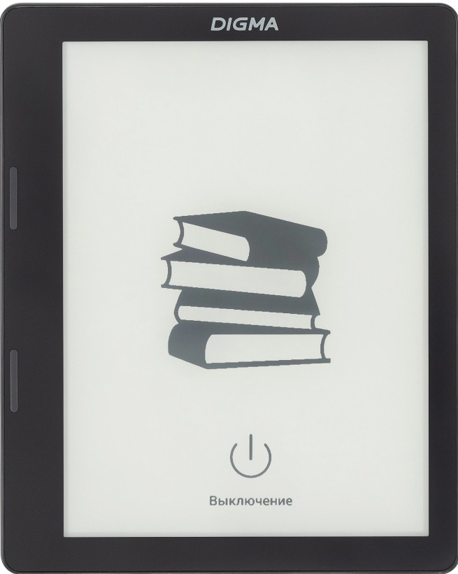 Электронная книга Digma F4 5.83" E-Ink 680x920 Touch Screen 1.2Ghz 1GB/8GB/SD/microSDHC/подсветка дисплея черный F4B