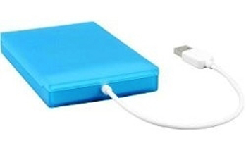 Внешний корпус для HDD SATA 2.5” AgeStar SUBCP1 для HDD/SSD SATA 6Gb/s 2.5", USB 2.0, силикон, синий SUBCP1 (BLUE)
