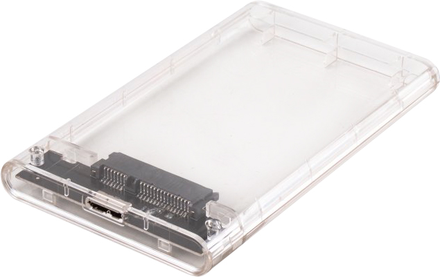 Внешний корпус AgeStar 3UB2P4 (TRANSPARENCY) USB 3.0, 2.5" SATAIII HDD/SSD, пластик, прозрачный
