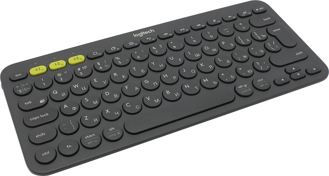 Клавиатура беспроводная Logitech K380 BT черная, 920-007584