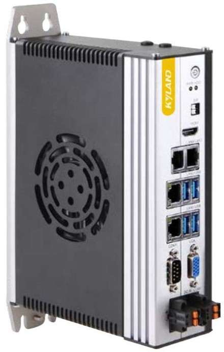 Контроллер Kyland KYAP3 I3-8100/LAN x4/8G/128G SSD I3-8100/8G/128G SSD/i210 x4/RS232/485 x1/USB3.0 x4/DC 12-24V/VGA/HDMI KYAP3223-33MBA