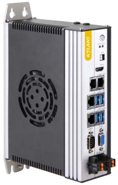 Контроллер Kyland KYAP3 I3-8100/LAN x4/16G/256G SSD I3-8100/16G/256G SSD/i210 x4/RS232/485 x1/USB3.0 x4/DC 12-24V/VGA/HDMI KYAP3223-341BA