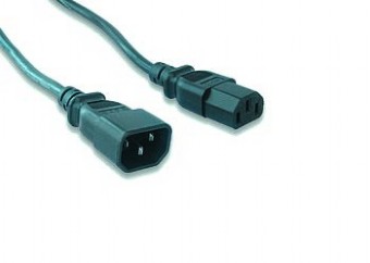 Кабель питания Gembird PC-189-VDE-5M 5 м, UPS-системный блок C13-C14, VDE, черный, с заземлением, 10А, 0.75 PC-189-VDE-5M (Gembird)