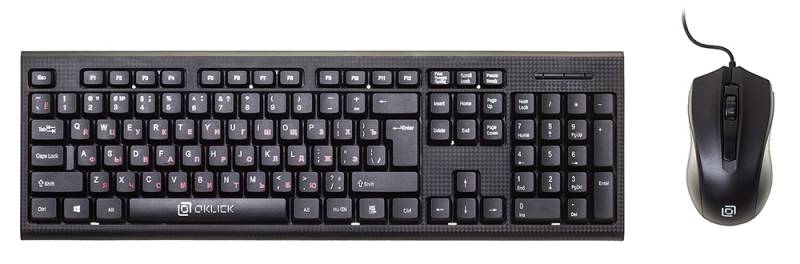 Клавиатура и мышь Oklick 620M black 475652 Oklick 475652