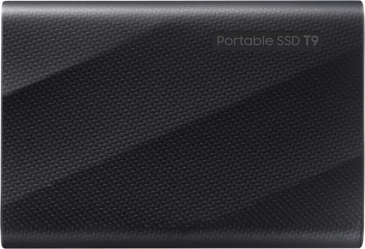 Внешний SSD USB 3.2 Gen 2 Type-C Samsung MU-PG2T0B/WW T9 2TB V-NAND 3D TLC 2000/2000 MB/s black