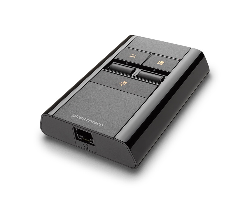 Аудиопроцессор Plantronics MDA524 USB-A 212164-01 для подключения профессиональных гарнитур к ПК и телефону (QD, RJ9, USB-A)