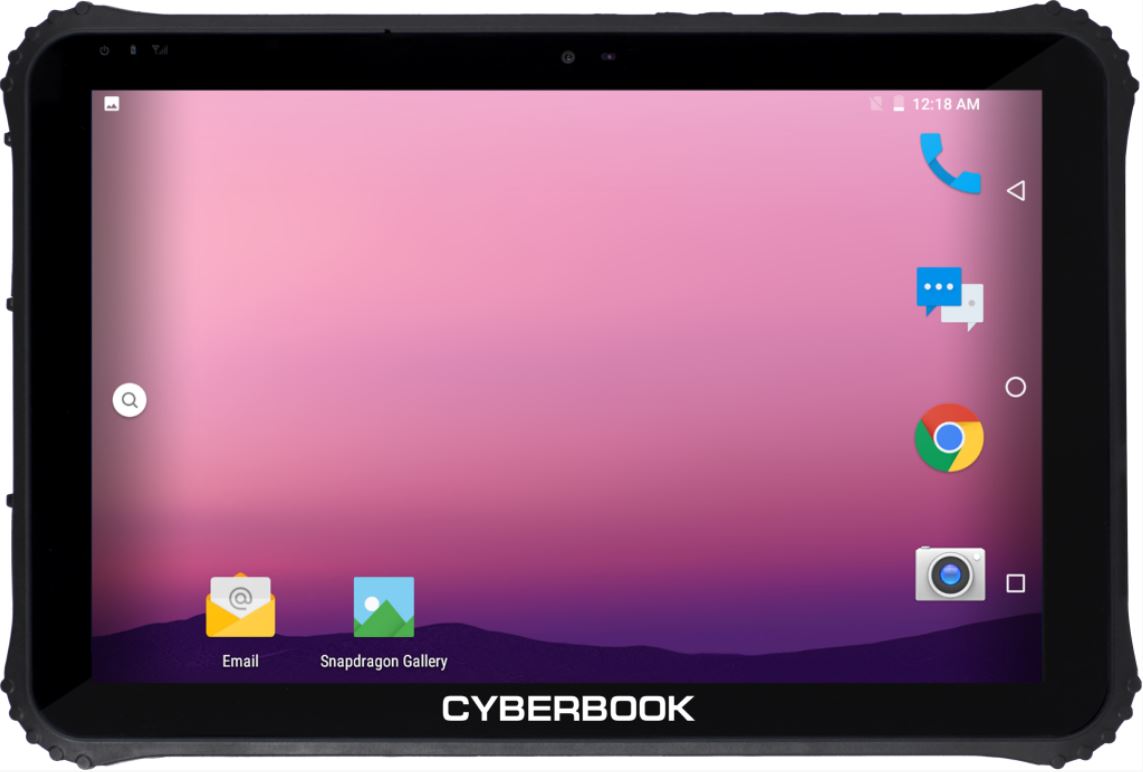 Планшет защищенный CyberBook T122QM 12.2" 1920*1200, Qualcomm, 8ГБ, 128ГБ, WiFi, BT, 5G, ГЛОНАСС, GPS, NFC, USB 2.0 (Тип A)*2, USB 3.0 (Тип A), USB (Т T122QM-H81285GNA11