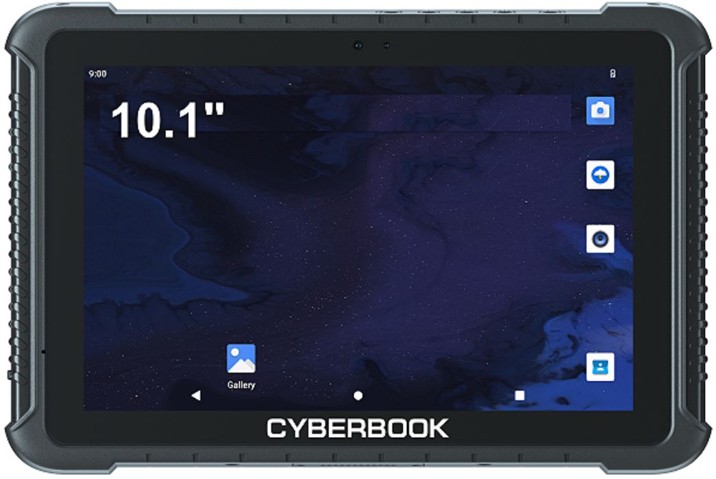 Планшет защищенный CyberBook T106R 10.1" 1920*1200, 8ГБ, 128ГБ, WiFi, BT, LTE, GPS/ГЛОНАСС, USB Type-C, USB 3.0, USB 2.0*2, RJ45, SIM x1, IP65, Androi T106R-H8128LGA13