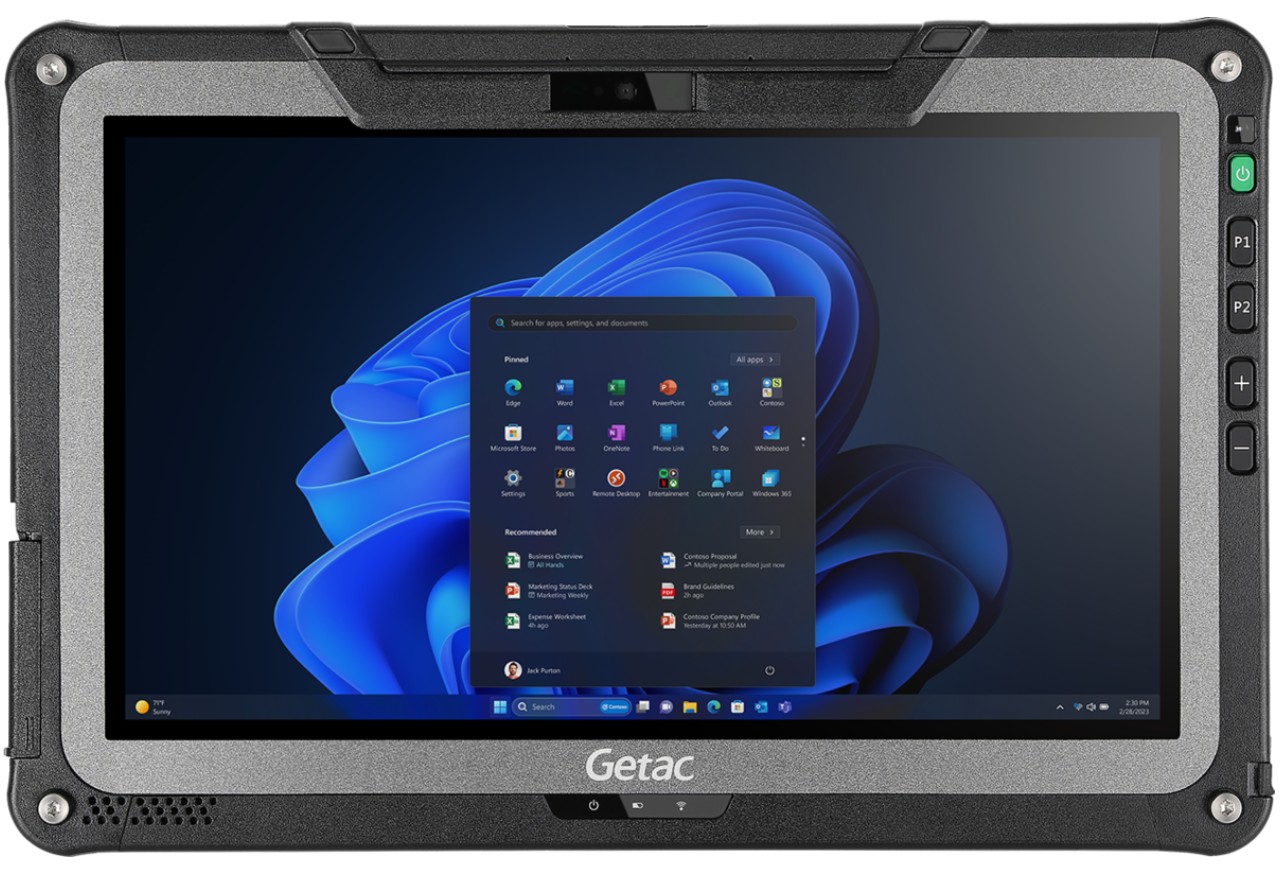 Планшет защищенный Getac F110G7 FTA154J_1DXX i5-1335U/8GB/256GB SSD/11.6" FHD/WiFi/BT/Cam/Win11Pro/Touchscreen+stylus