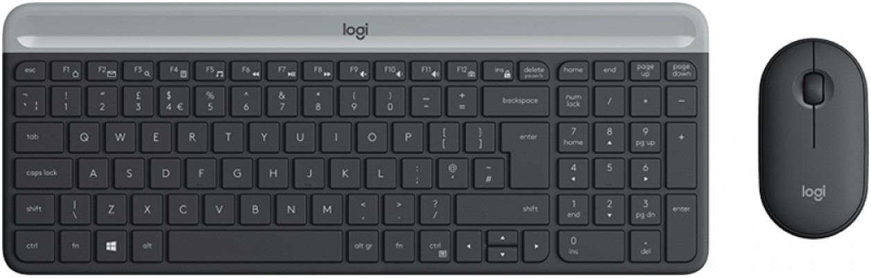 Клавиатура и мышь Logitech MK470 920-009180 Graphite