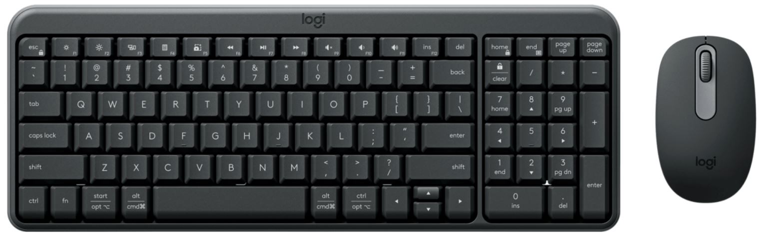 Клавиатура и мышь Wireless Logitech MK250 graphite 920-013853