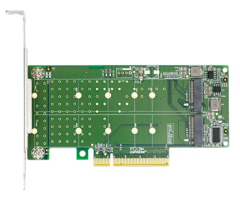 Адаптер Gooxi LRNV95N8 для SSD/PCIe x8 to 2-Port M.2 NVMe