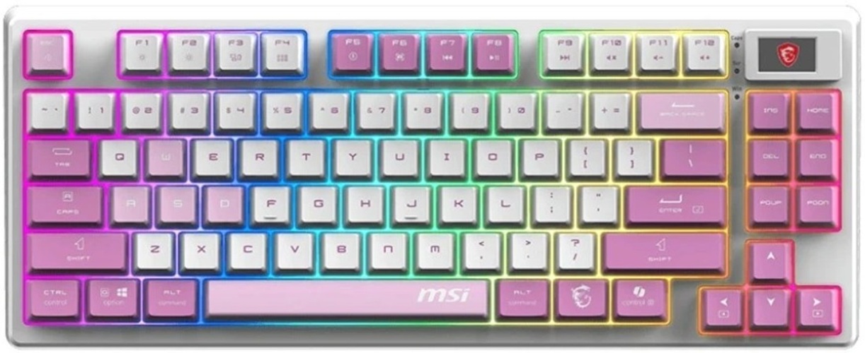 Клавиатура MSI FORGE GK600 TKL W VIOLET RU