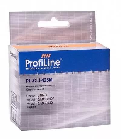 Картридж струйный ProfiLine PL-CLI-426M-M PL-CLI-426M с чипом для принтеров Canon Pixma IP4840/MG5140/MG5240/MG6140/MG8140 Magenta водн ProfiLine PL_CLI-426M_M