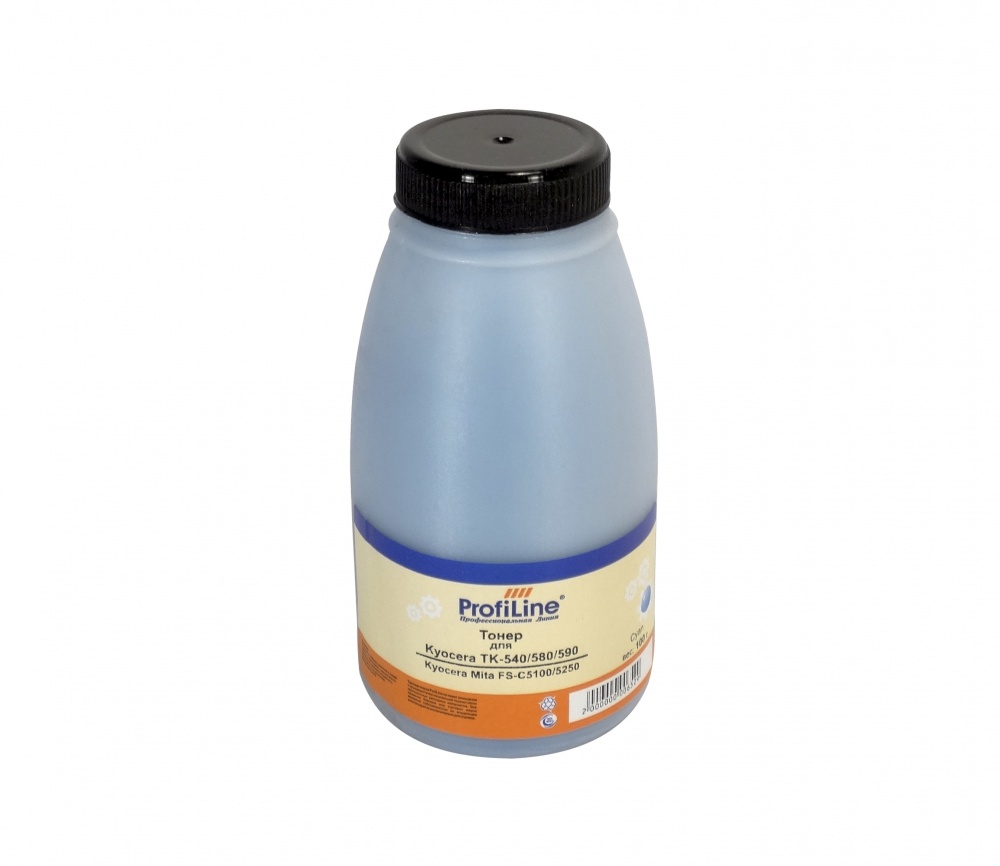 Тонер ProfiLine PL_TNR_W407_C_100_B TK-540/580/590/865 Cyan для принтеров Kyocera Mita FS-C5100/5250/TASKalfa 250ci/300ci 100 гр (W407)