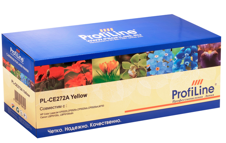 Картридж ProfiLine PL-CE272A  для принтеров HP LaserJet CP5525/5525n/5525dn/5525xh/M750n/M750dn Yellow 15000 копий ProfiLine PL_CE272A_Y