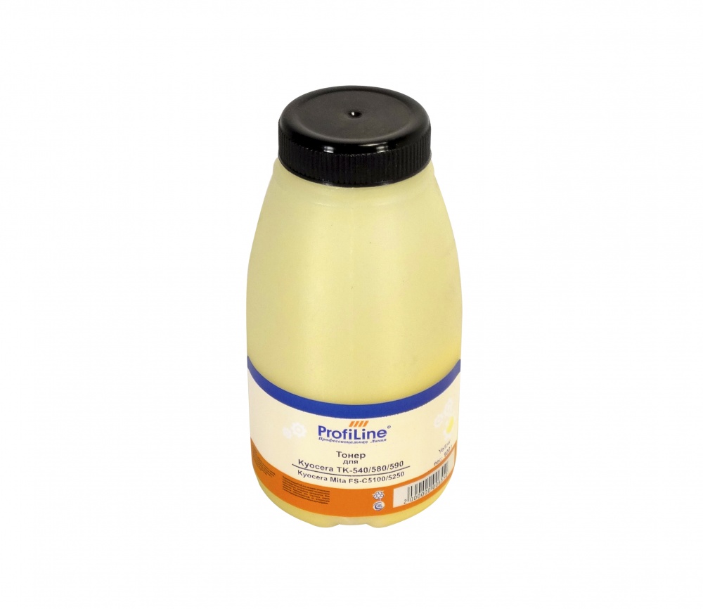 Тонер ProfiLine PL_TNR_W407_Y_100_B TK-540/580/590/865 Yellow для принтеров Kyocera Mita FS-C5100/5250/TASKalfa 250ci/300ci 100 гр (W407)