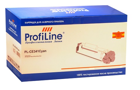 Картридж ProfiLine PL-CE341A  для принтеров HP LaserJet Enterprise 700 color MFP M775dn/M775f/M775z/M775z 16000 копий Cyan ProfiLine PL_CE341A_C
