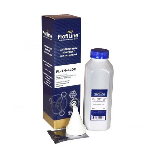 Заправочный комплект ProfiLine PL_RK_P_TL-420X_BK для принтеров Pantum P3010/P3300/M6700/M6800/M7100 (тонер 200гр + чип + воронка)