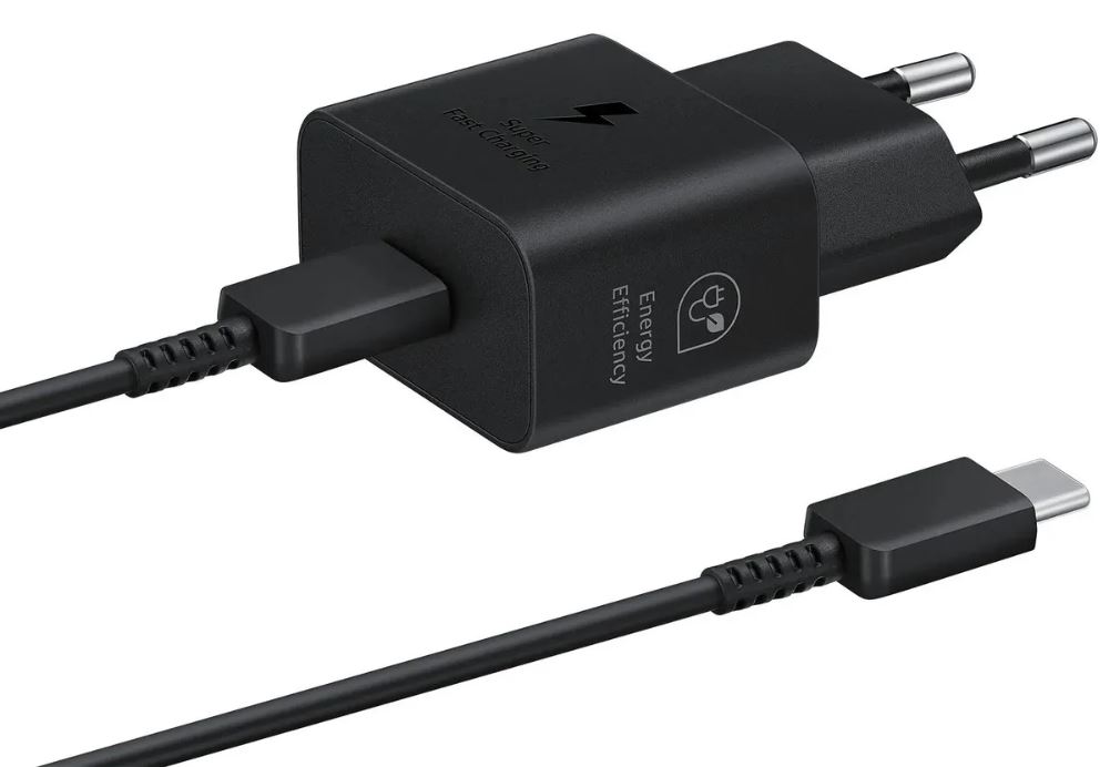 Зарядное устройство сетевое Samsung EP-T2510 25W 3A (PD) USB Type-C черный EP-T2510XBEGEU