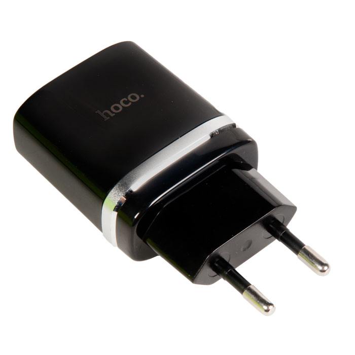 Зарядное устройство сетевое Hoco C12Q 6931474716255 QC3.0, 3А, черный