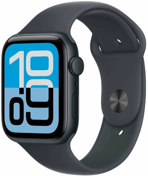Часы Apple Watch SE 3 GPS MEHN4 44mm Midnight Aluminium Case /Midnight SB - S/M