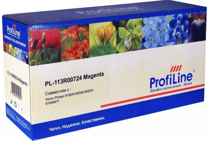 Картридж ProfiLine PL_113R00724_M для принтеров Xerox Phaser 6180/6180MFP/6180MFP/D/6180MFP/N Magenta 6000 копий