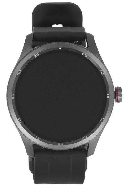 Часы TTEC Tempus 2SW02 в круглом металлическом корпусе с TFT-экраном диаметром 35 мм, черный