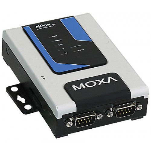 Сервер MOXA NPort 6250 2 port RS-232/422/485 secure device server, 12-48V, Power Adapter