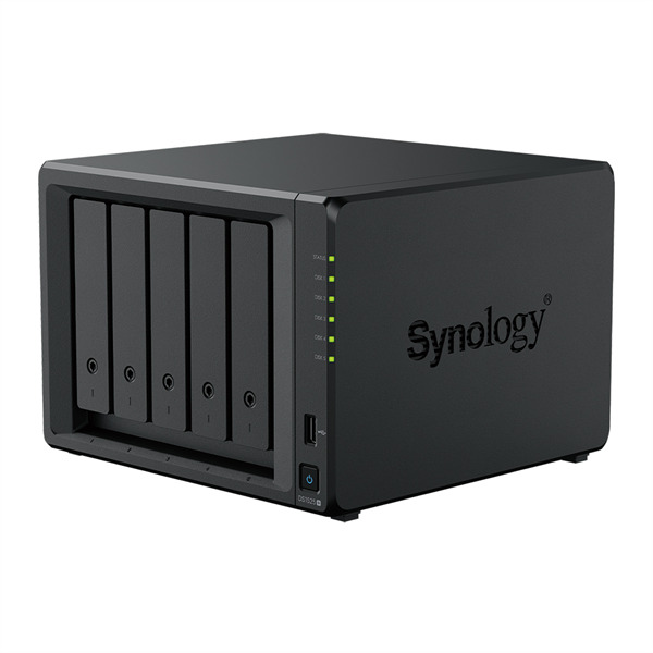 Сетевое хранилище Synology DS1525+ 5x3.5/2.5" HDD/SSD SATA (2xNVMe), RAID JBOD/0/1/5/6/10, 2xRJ-45 2.5GbE LAN, 2xUSB3.2Gen1, без HDD