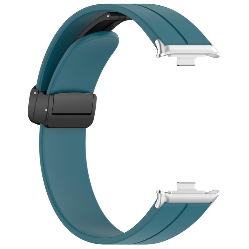 Силиконовый браслет для Xiaomi Redmi Watch 4 Smart Strap Replacement Corre Magnetic Bracelet Mi Watch 8Pro 8 Pro SmartWatch Band синий Agood