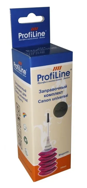 Чернила ProfiLine PL_INK_U_C_M_1*30ml для принтеров Canon универсальные 1*30 мл Magenta водн