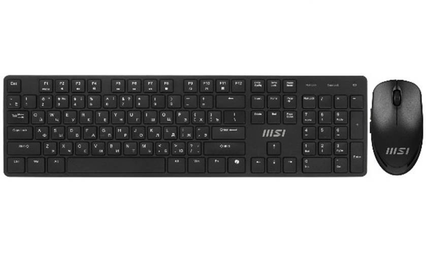 Клавиатура и мышь MSI FORGE K200 W COMBO