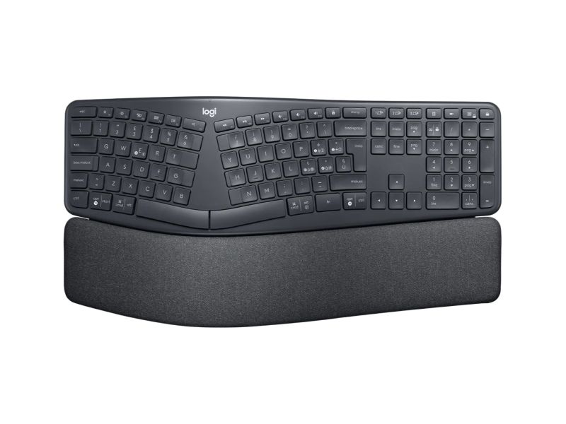Клавиатура Wireless Logitech K860 920-010359 черный USB BT Multimedia Ergo (подставка для запястий)
