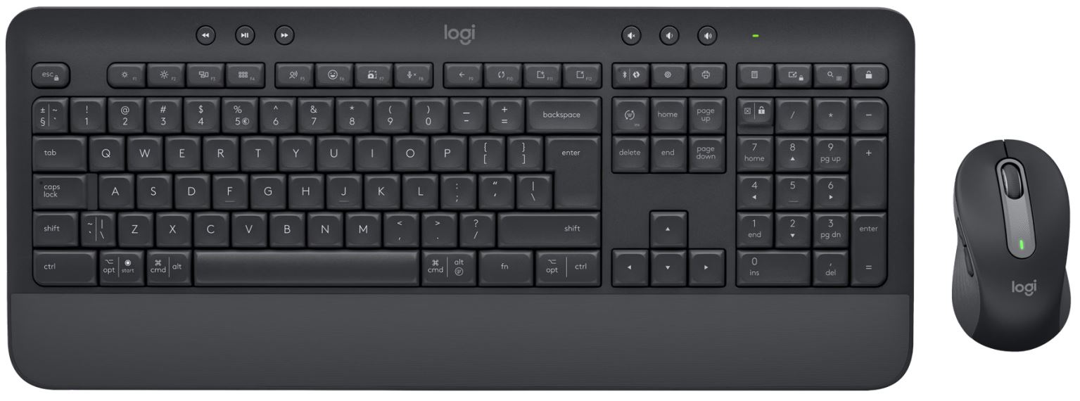 Клавиатура и мышь Wireless Logitech MK650 920-011013 BT/Radio черная