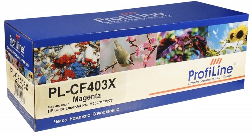 Картридж ProfiLine PL-CF403X №201X для принтеров HP Color LaserJet Pro M252/MFP277 2300 копий Magenta ProfiLine PL_CF403X_M