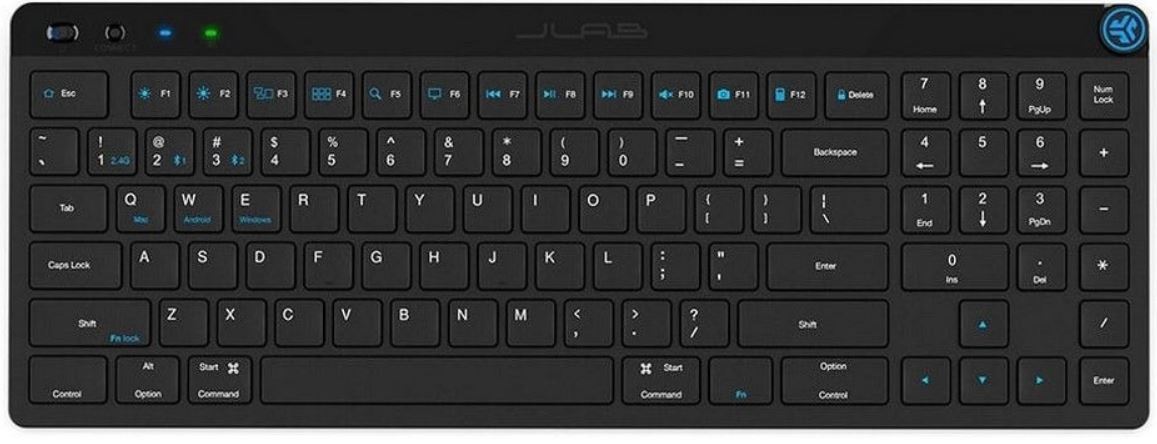 Клавиатура Wireless JLab JBuds IEUKJBUDSKEYRBLK4/KJBUDSKEYRBLK4