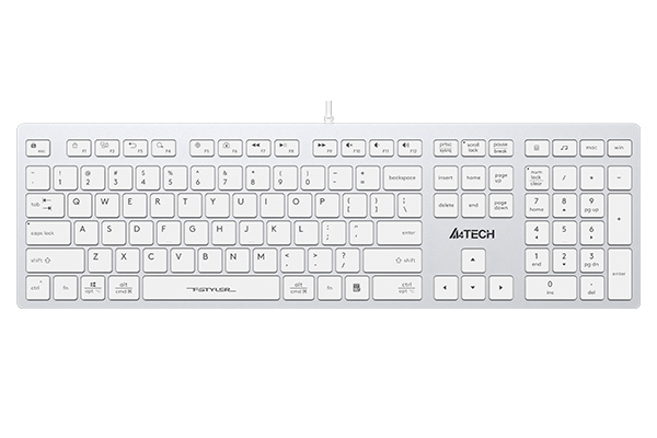 Клавиатура A4Tech Fstyler FX50 белый USB slim Multimedia (1678040) FX50 WHITE