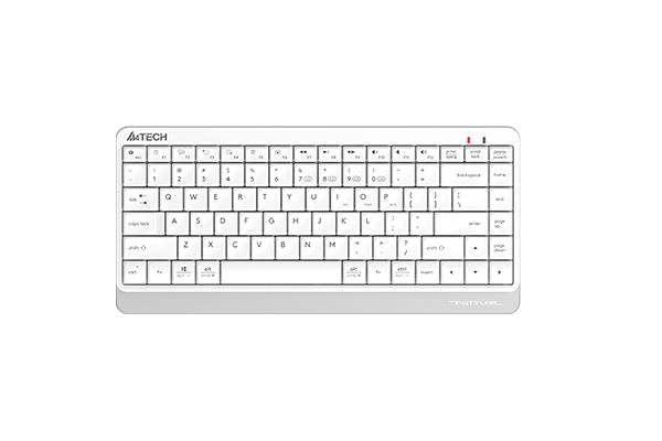 Клавиатура Wireless A4Tech FBK11 WHITE белая/серая USB BT/Radio slim 1595335