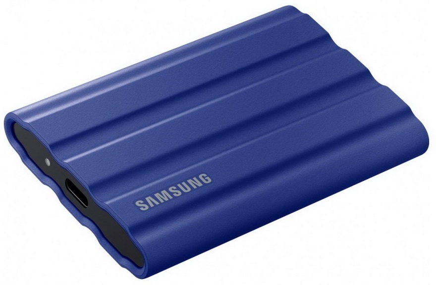 Внешний SSD USB 3.2 Gen 2 Type-C Samsung MU-PE2T0R/WW T7 Shield 2TB 1000/1050MB/s blue