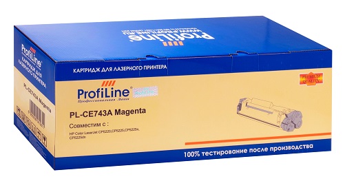 Картридж ProfiLine PL-CE743A для принтеров HP Color LaserJet CP5225/5225n/5225dn Magenta 7300 копий ProfiLine PL_CE743A_M
