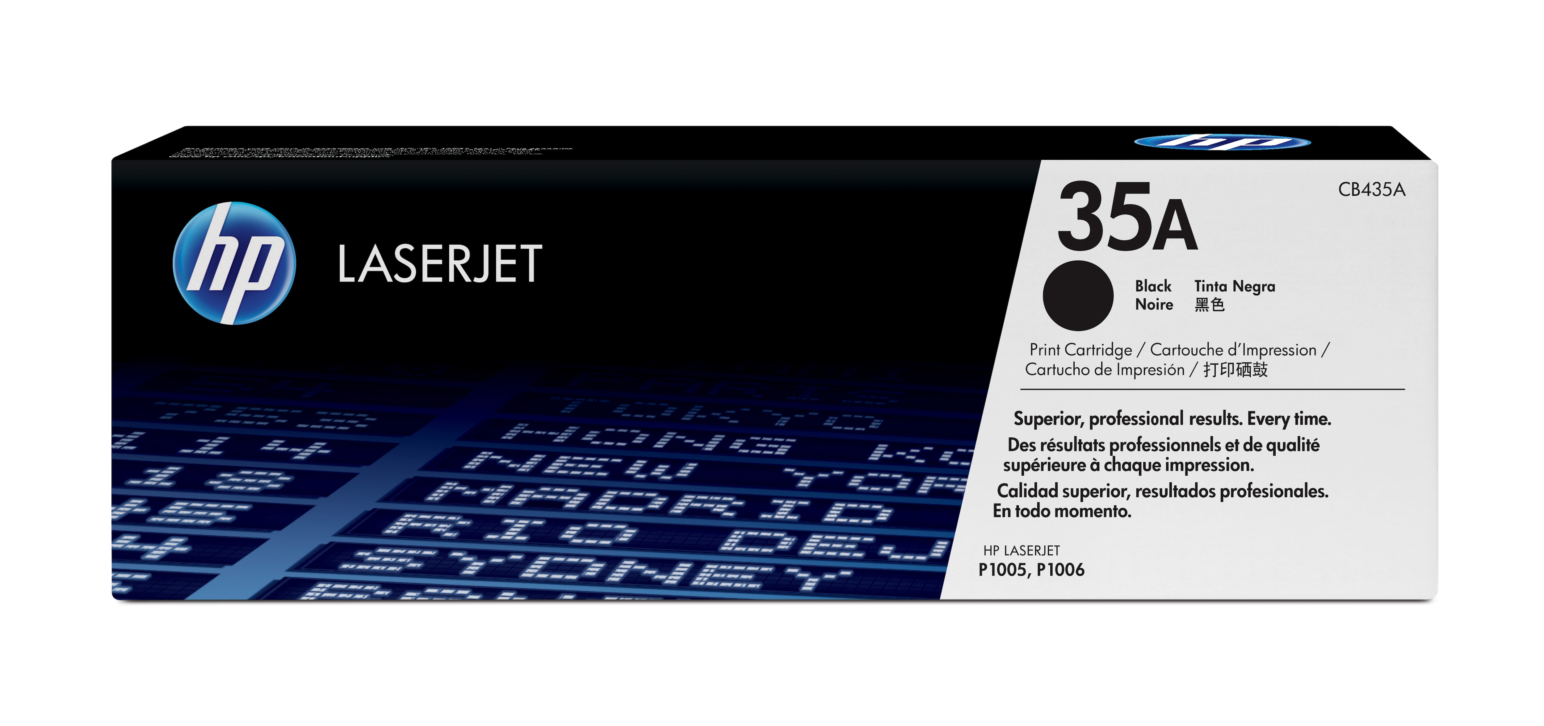 Картридж HP 35A CB435A для принтера LaserJet P1005/P1006 black,1,500 страниц