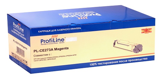 Картридж ProfiLine PL-CE273A  для принтеров HP LaserJet CP5525/5525n/5525dn/5525xh/M750n/M750dn Magenta 15000 копий ProfiLine PL_CE273A_M