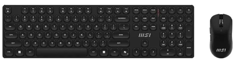 Клавиатура и мышь MSI K210 Combo S11-43RU213-Y92 клав:черная мышь:черная USB беспроводная