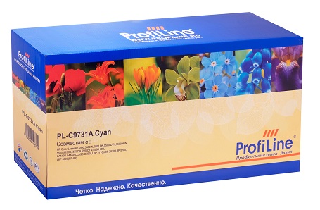 Картридж ProfiLine PL-C9731A  для принтеров HP LJ 5500/5550/ Canon LBP-2710/2810 Cyan 12 000 копий ProfiLine PL_C9731A_C