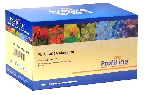 Картридж ProfiLine PL-CE403A  для принтеров HP Color LaserJet Enterprise M551dn/M551n/M551xh Magenta 6000 копий ProfiLine PL_CE403A_M