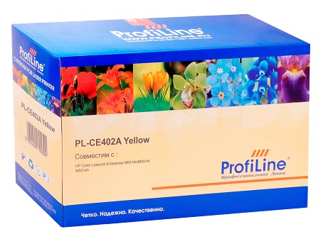 Картридж ProfiLine PL-CE402A для принтеров HP Color LaserJet Enterprise M551dn/M551n/M551xh Yellow 6000 копий ProfiLine PL_CE402A_Y