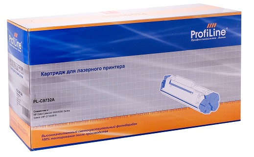Картридж ProfiLine PL-C9732A  для принтеров HP LJ 5500/5550/ Canon LBP-2710/2810 Yellow 12 000 копий ProfiLine PL_C9732A_Y
