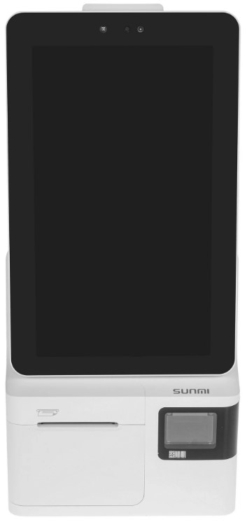 Информационный киоск SUNMI K2 Mini P05060036 с принтером, Android 7.1, 15.6" touch, 2GB+16GB, 58/80mm printer, Camera, Scanner, Wifi, Wall-Mount versi