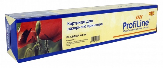 Картридж ProfiLine PL-CB382A  для принтеров HP Color LaserJet CP6015/CM6040 20000 копий Yellow ProfiLine PL_CB382A_Y